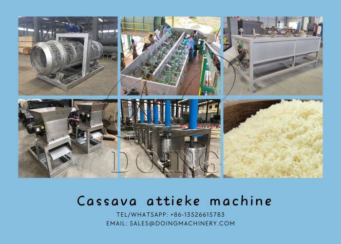 How Much is the Cassava Grinding Machine for Attieke Production?