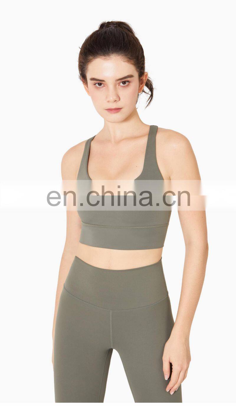 2022 ECO Fashion High Impact XS-3XL Plus Size Sports Bra Adjustable Gym Bra For Women