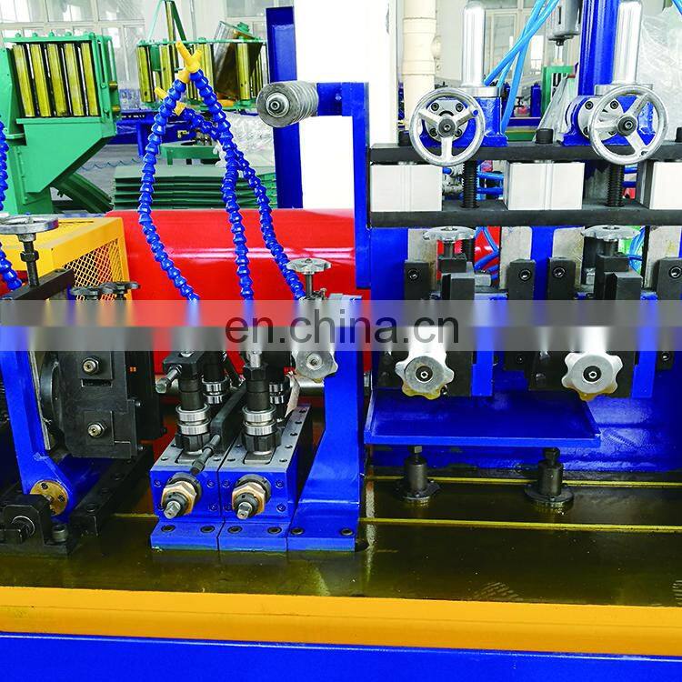 Nanyang strict process requirements industrial pipe mill machinery erw tube mill line for glass screen wall