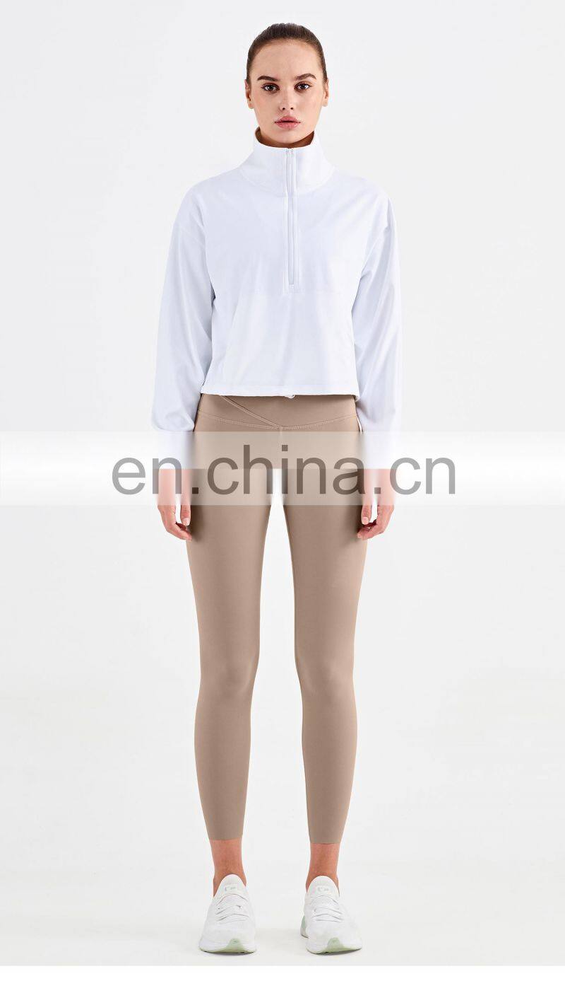 Autumn New High Standard Zipper Yoga Top Outdoor 240g Gym Jacket Casual Fitness Sports Suit