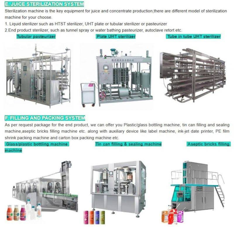 Factory Genyond Complete Prickly Pear Fruit Juice Paste Production Line / Prickly Pear Jam Processing Plant Making Machine