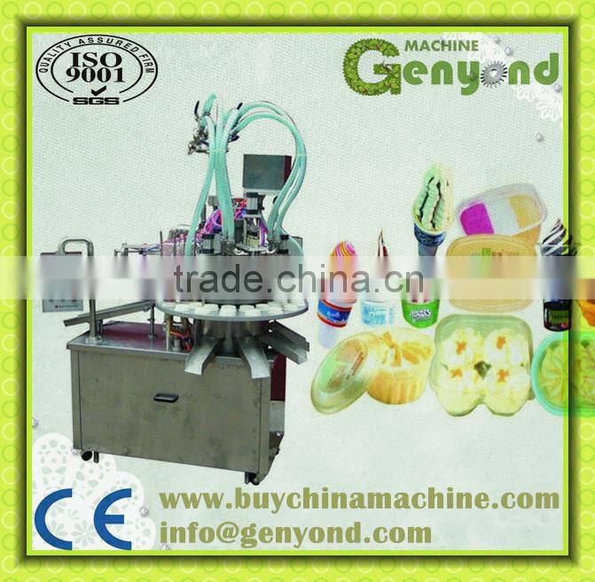 container ice cream filler