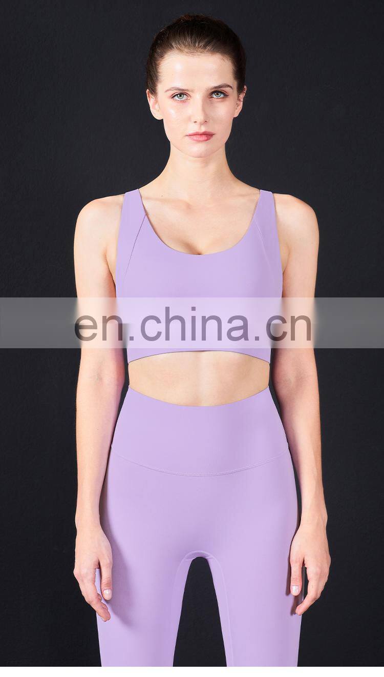 High Support Sports Bras With Back Buckle for Women High Quality Yoga Bra Fitness Sport Bra Top
