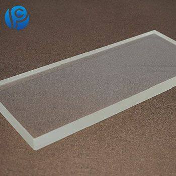 The use of high temperature resistant glass