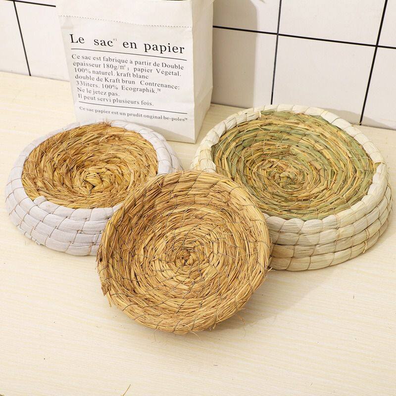 草编鸽子窝 鸽巢蛋窝蛋盆鸟窝孵化繁殖盆 稻草工艺品 (4).jpg