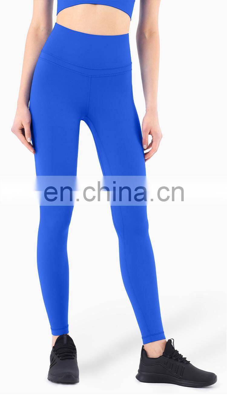 High Waist Yoga Legging Butt Lifting Yoga Pants Sport Leggings With Pocket For Women