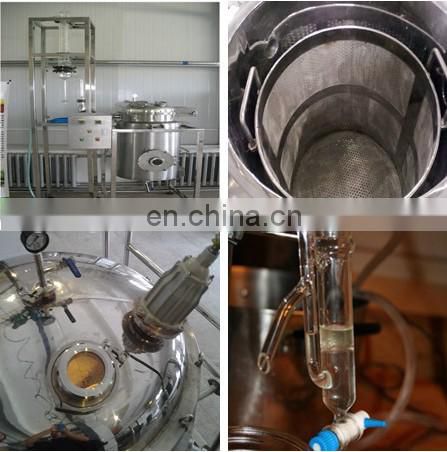 Herb essential oil industrial distiller electric seperation equipment