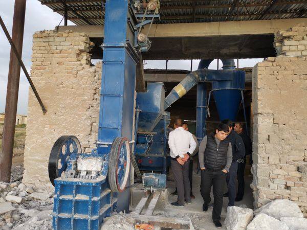 Uzbekistan Raymond mill production line site