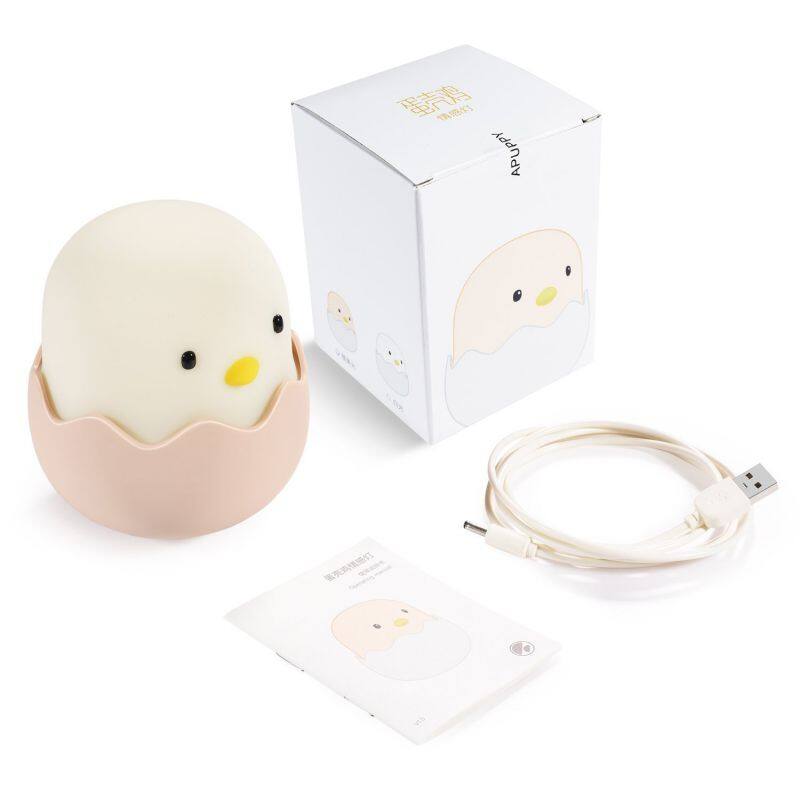 Help Sleeping USB Rechargeable Touch Sensor Eye Protection LED Cute Small Night Light Cartoon Silicone Children Led Lamp Gift