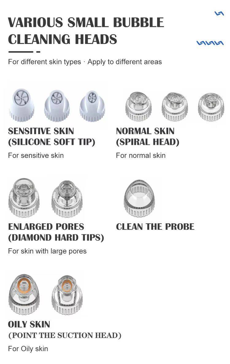 ADM Popular Product Microdermabrassion and Hydra Oxygen Facial Skin Rejuvenation Deep Cleaning Hydra Oxygen Facial Machine 2024