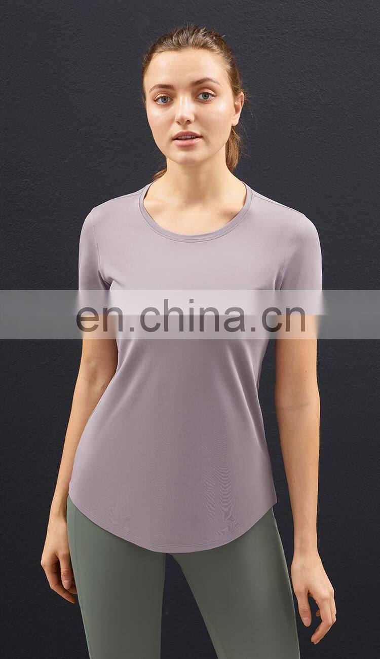 High Quality plus size t-shirts With Round Neck and Short Sleeves