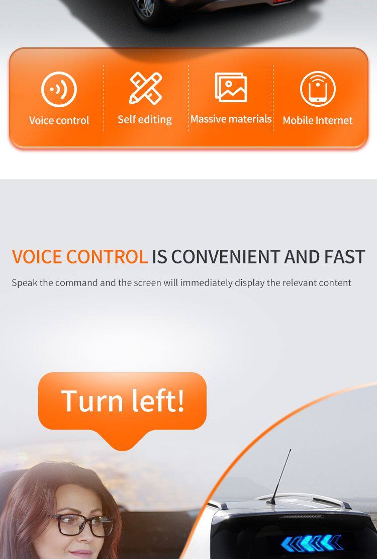 Super Bright Led Screen Led Scrolling Display Screen Sticker APP Programmable Soft Led Displays Flexible Led Screen for Car