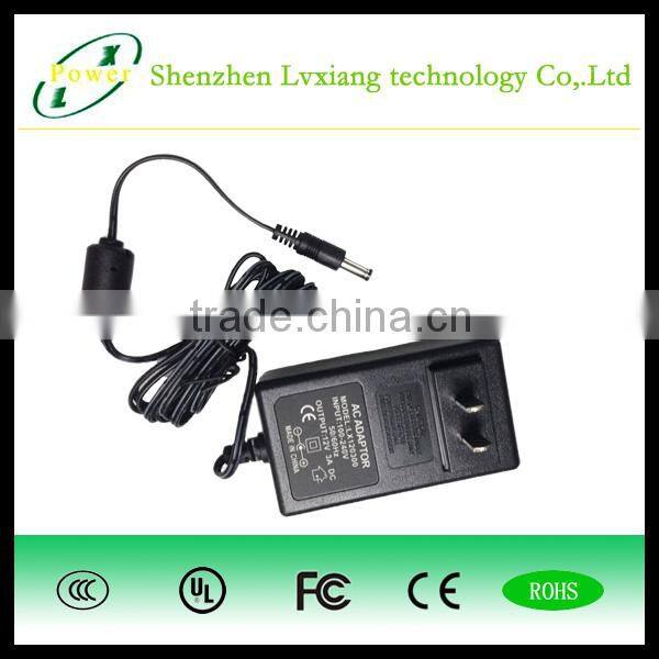 UK US EU AU plugs 12V 2A switching power supply with FCC UL CE ROHS PSE ...