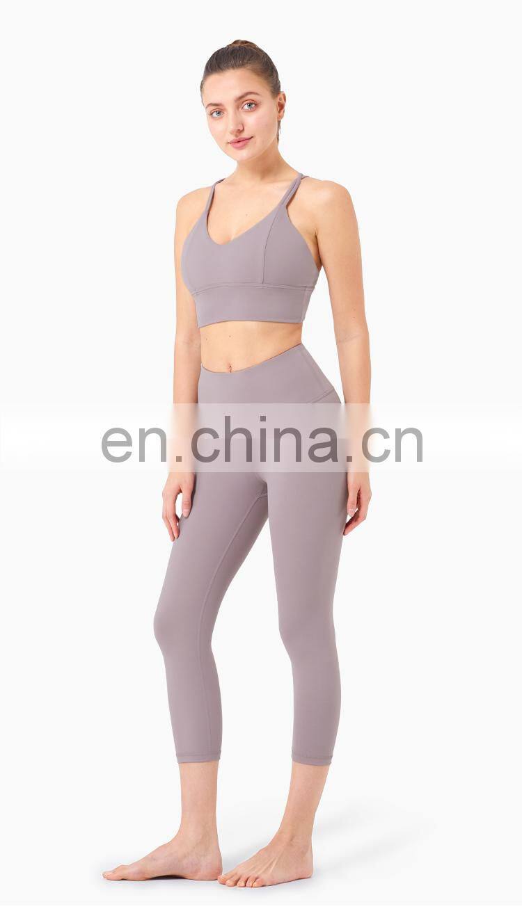 High Support Yoga Pants Leggings Sport Down Capri Leggings Workout Two Mile Wear