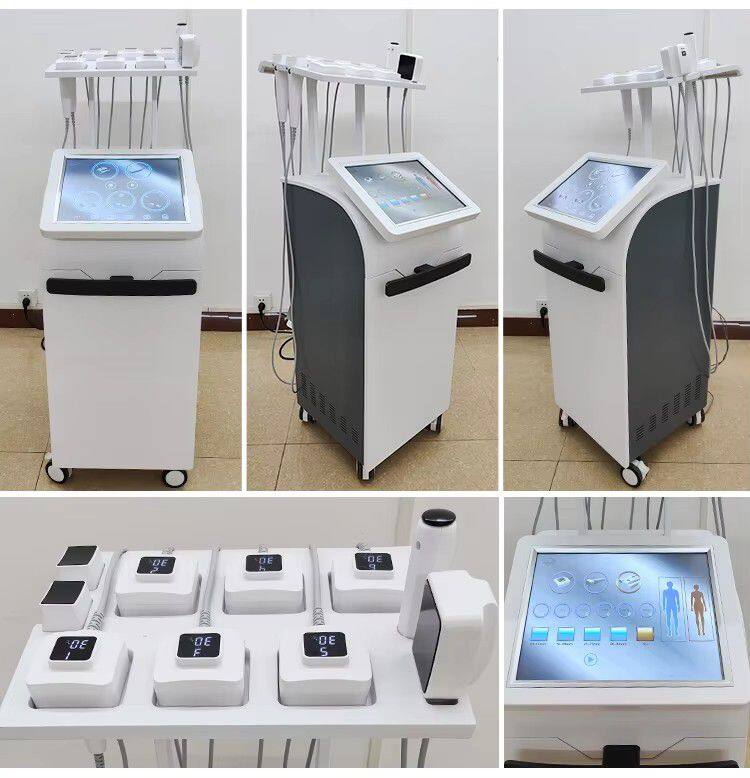 Vertical 10 in 1 Monopolar RF Face Skin Tightening Machine Fat Dissolving Trusculpt ID Flex Body Sculpting Machine