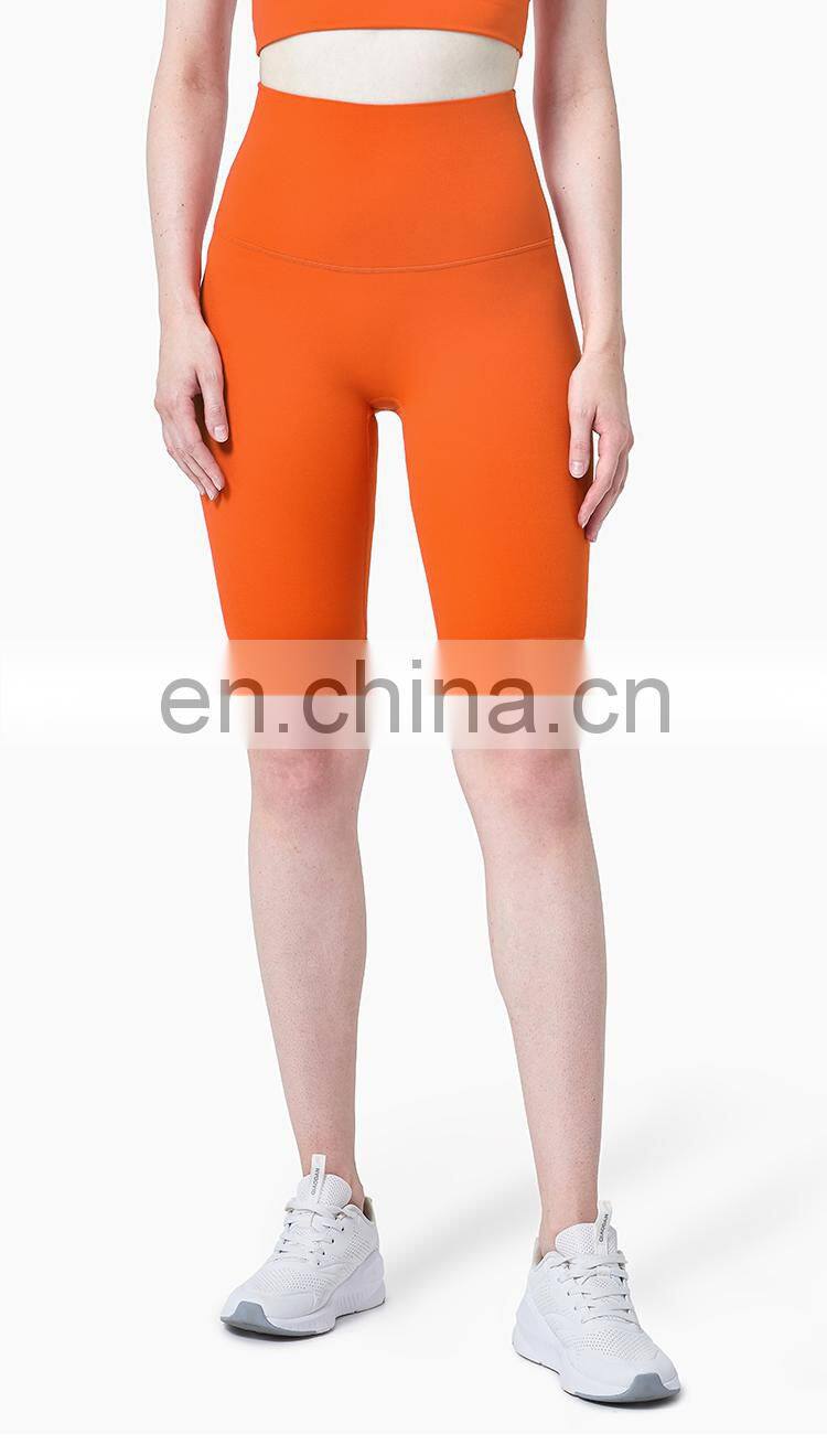 2022 No T line Yoga Legging With Buttock Lifting Biker Shorts For Women