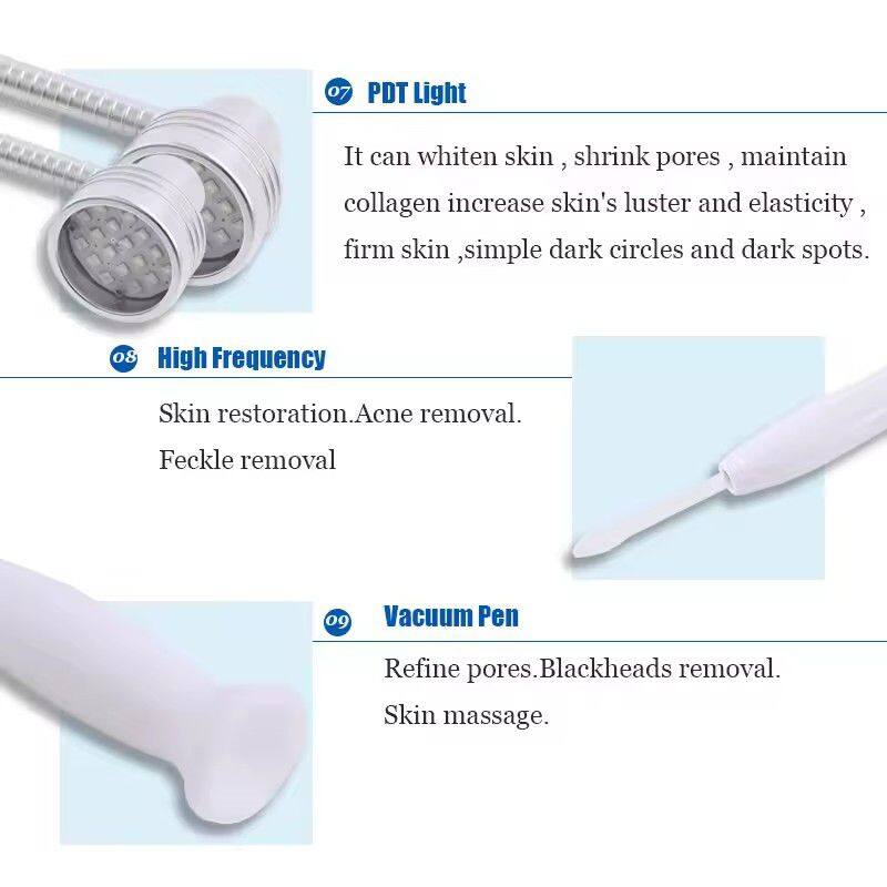 Hydra Diamond Peeling Oxygen Spray Machine for Skin Care Microdermabrasion Water Het Cleaning Oxygen Facial Machine