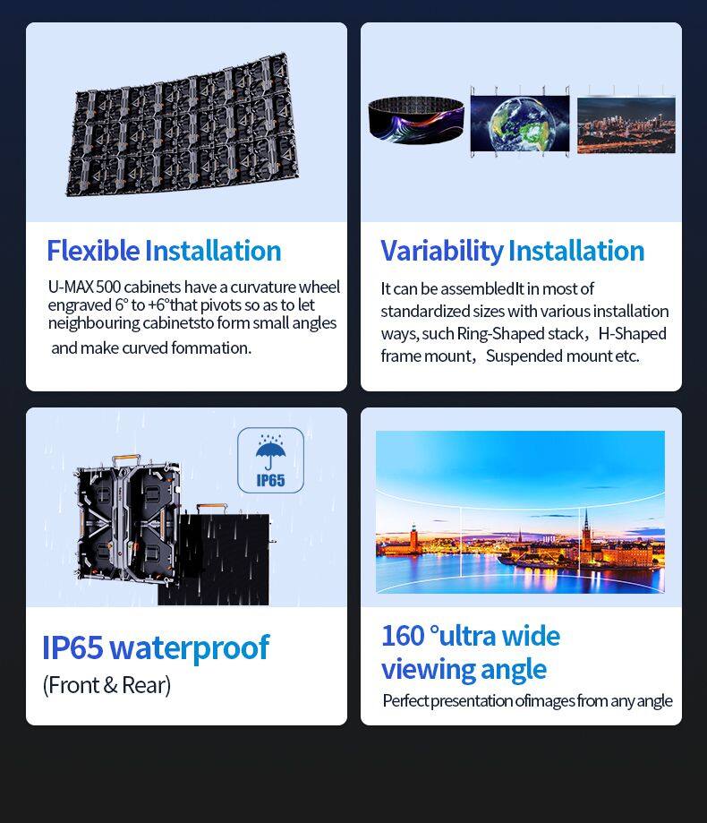 Full Color P3.91Stage Backdrop Rental Display Panels P2 P3 P4 P6 P8 P10 Pantalla Outdoor Led Screen