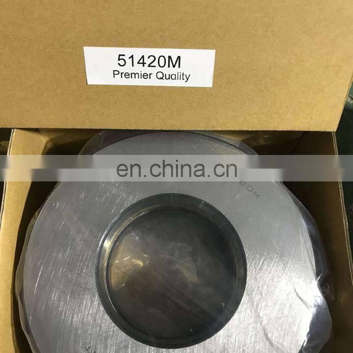 Cheap shipping size 100*210*85mm Thrust ball bearing 51420m Single Row Bearing 51420m in stock