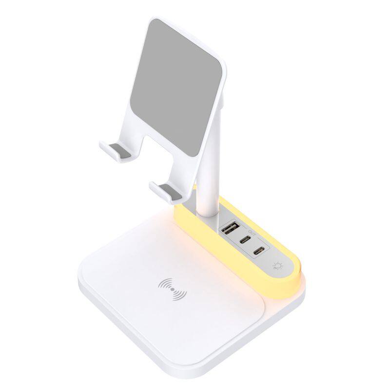 Wireless LED Lamp Multifunction Charger with Holder All-in-One Charging Solution