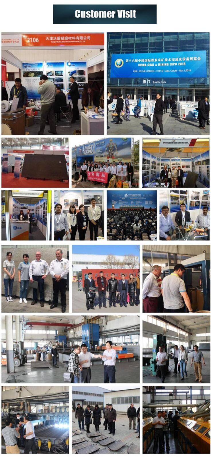 HRC58-65 HRC60 Weld Overlay Wear Resistant Bimetallic plate