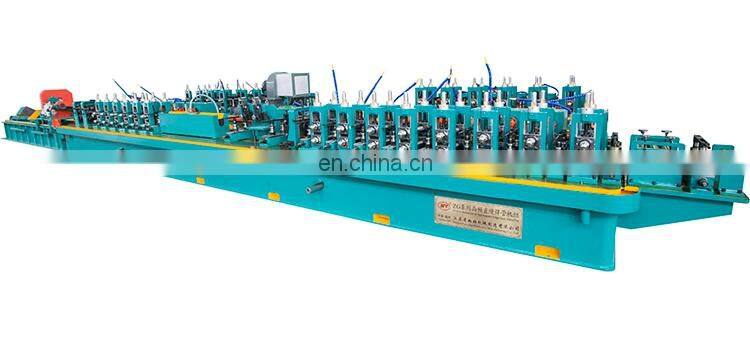 Nanyang high yield round tube mill machine high precision aluminum tube pipe mill finish line