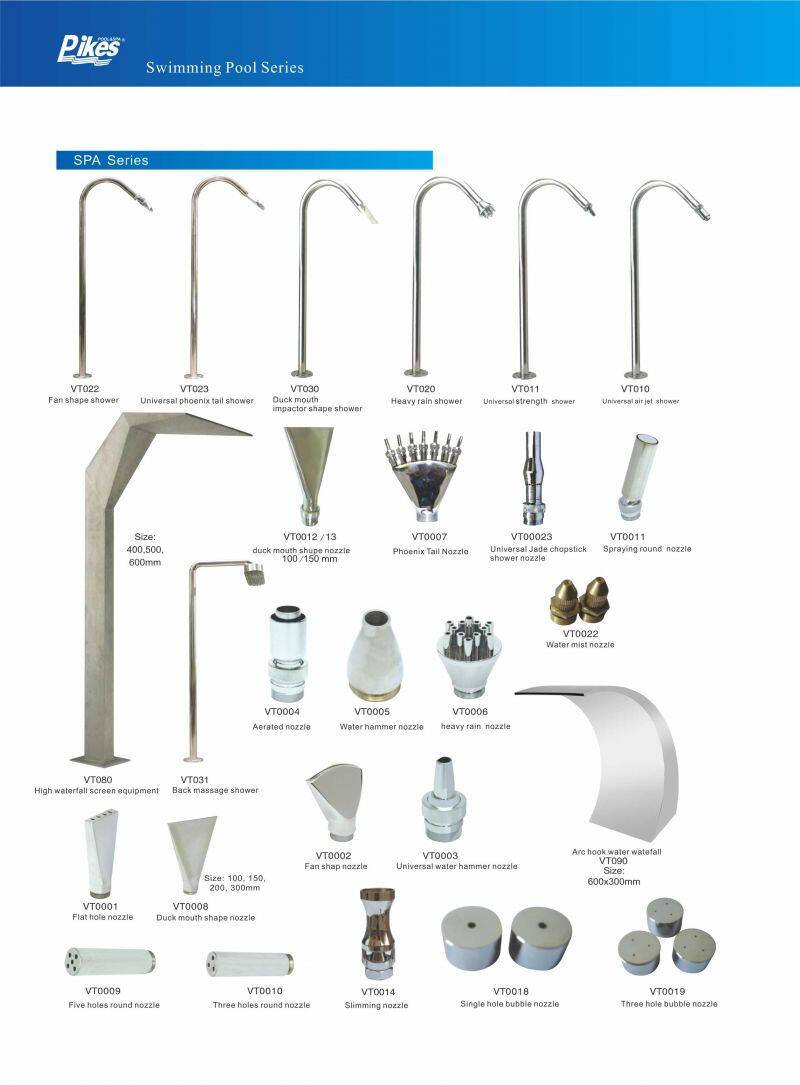 Stainless Steel 304 Outdoor Garden Waterfall Shower for Swimming Pools Pool Tools & Accessories