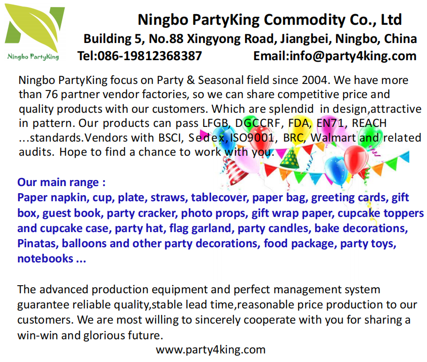 Ningbo PartyKing Commodity Co., Ltd company overview - view 1