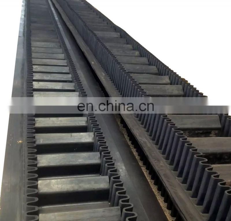 Pattern Rubber Conveyor Belt with Cleat 15mm Chevron Conveyor Belt