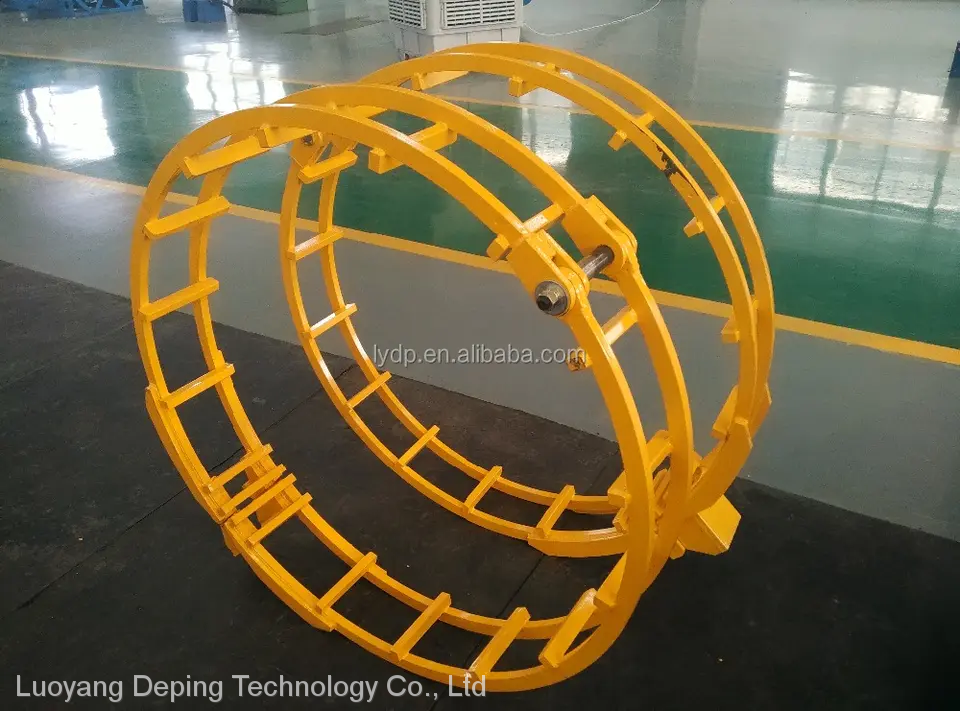 Manual thread screw-rod-type external pipe line-up clamp for pipeline welding alighment