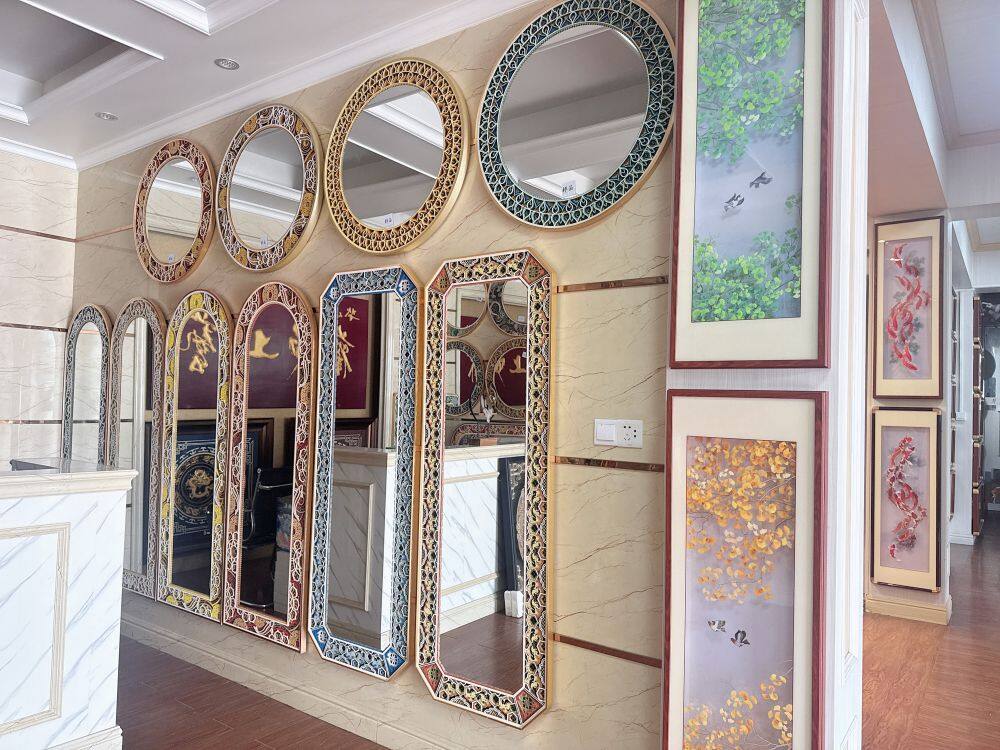 3D Wood Carving Mirrors