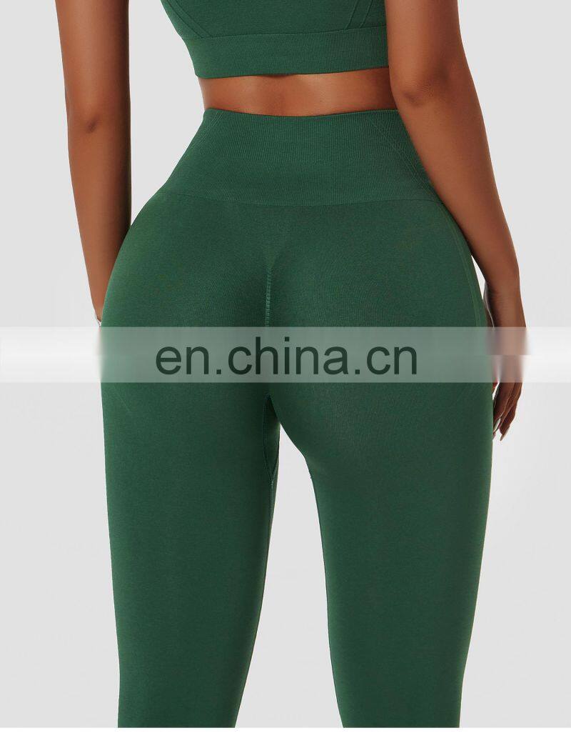 Women Seamless Scrunch Butt Yoga Leggings Oem High Waisted Booty Gym Sports Pants
