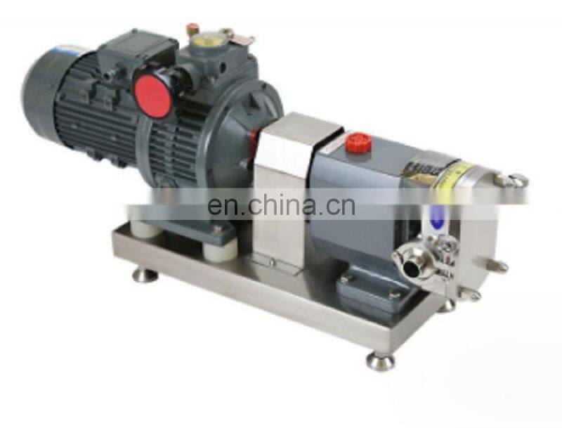Stainless steel high viscosity rotor pump food grade transfer pump Sanitary  colloid pump