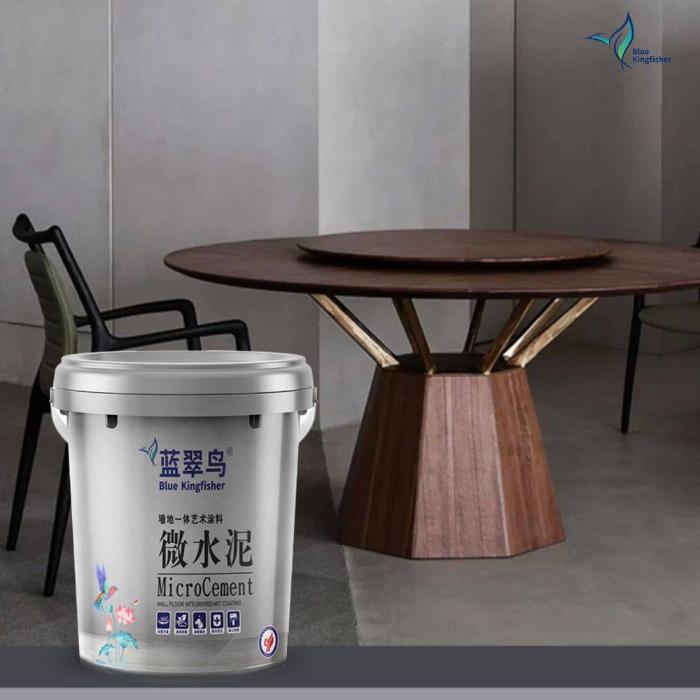 Minimalism Meets Strength – Blue Kingfisher Microcement