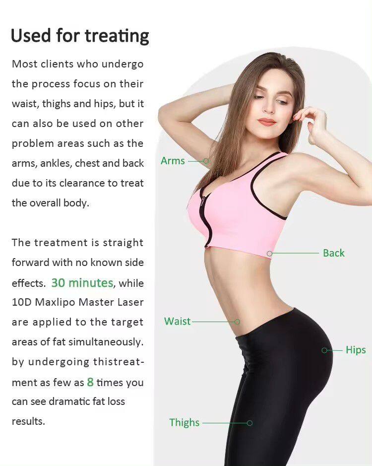 10D Maxlipo Master 532nm Laser and Inner Ball Endo Body Slimming Green Light Green Light Weight Loss for Fat Removal