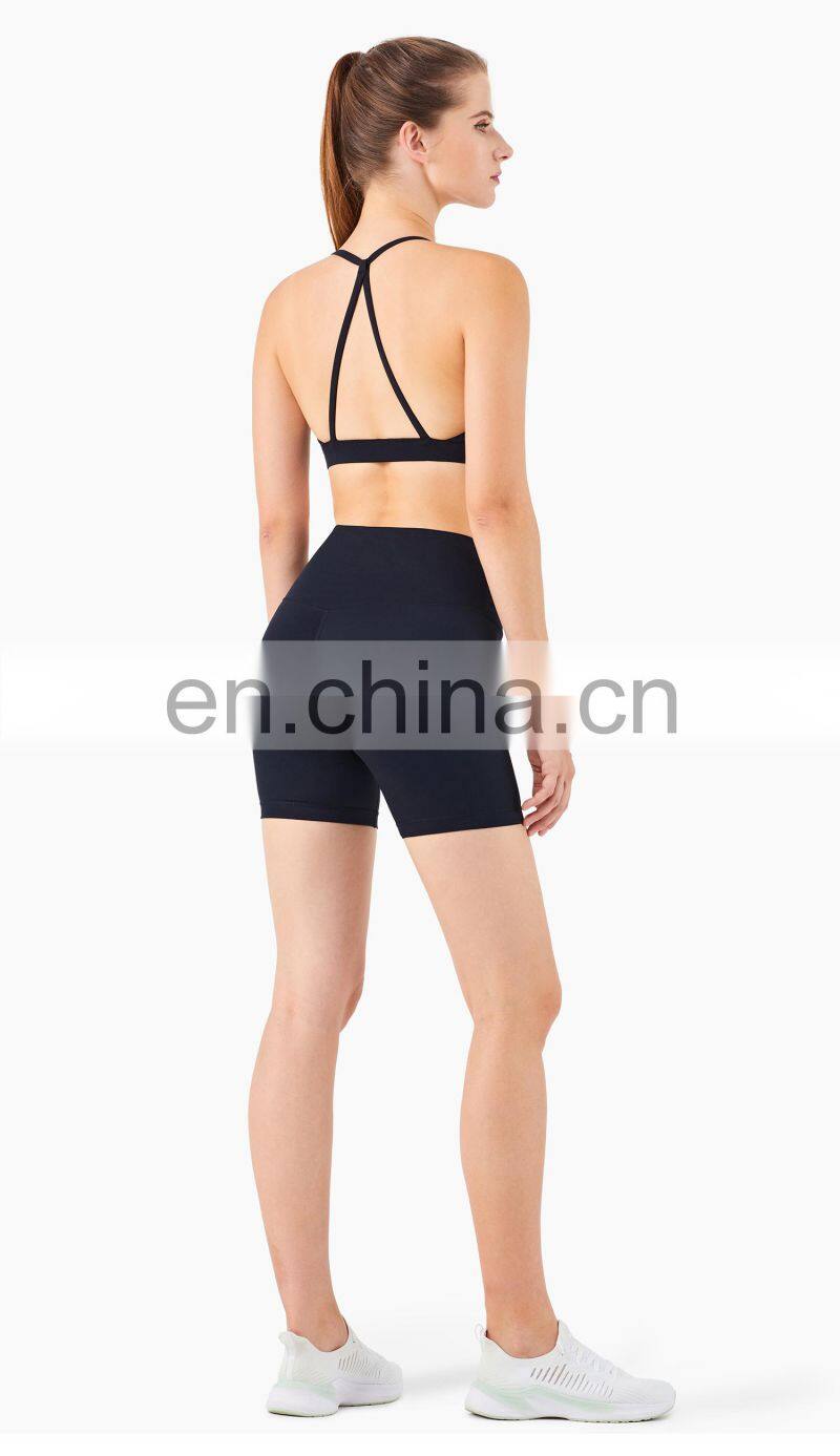 2022 ECO Fashion Yoga Short Sets Compress Legging Out Wear Gym Sports Bra Suit