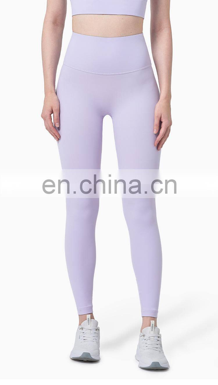 2021 ECO Girls Fitness Sport Leggings Tights Pants Custom Logo Push Up Yoga Pants With Pocket