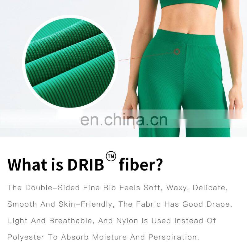 Newly Adjustable High Waisted Yoga Pants With Pocket Recyclable Jogging Sweatpants