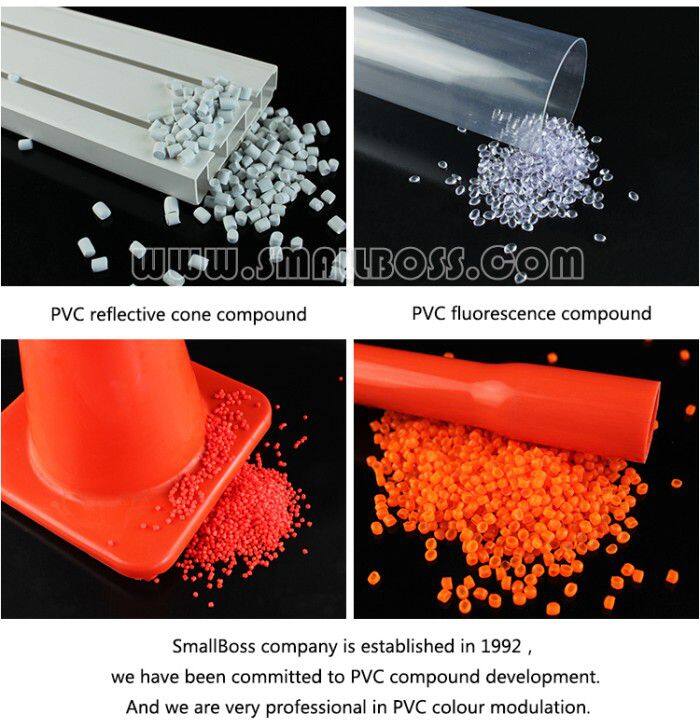 Transparent Rigid PVC Compound Granules for Blowing Candle Holder Bottle Mould