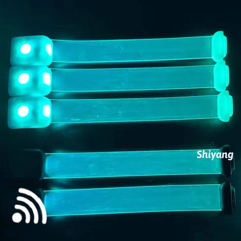 Full-Light DMX Control Events LED Wristbands Remote Controlled LED Bracelets