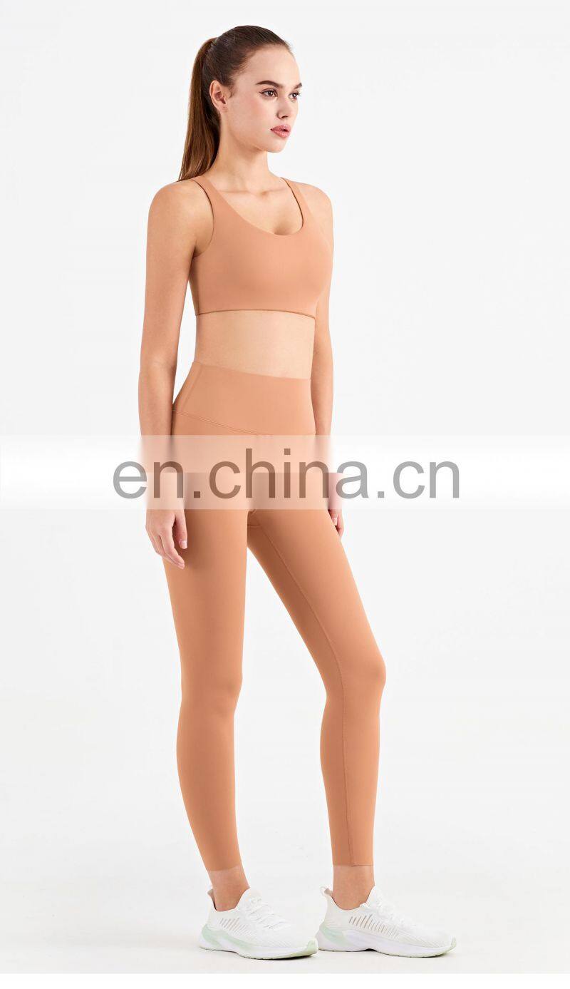 The New Fashion Cloud Feeling Adjustable Strappy Sports Bra Private Label Yoga Clothing