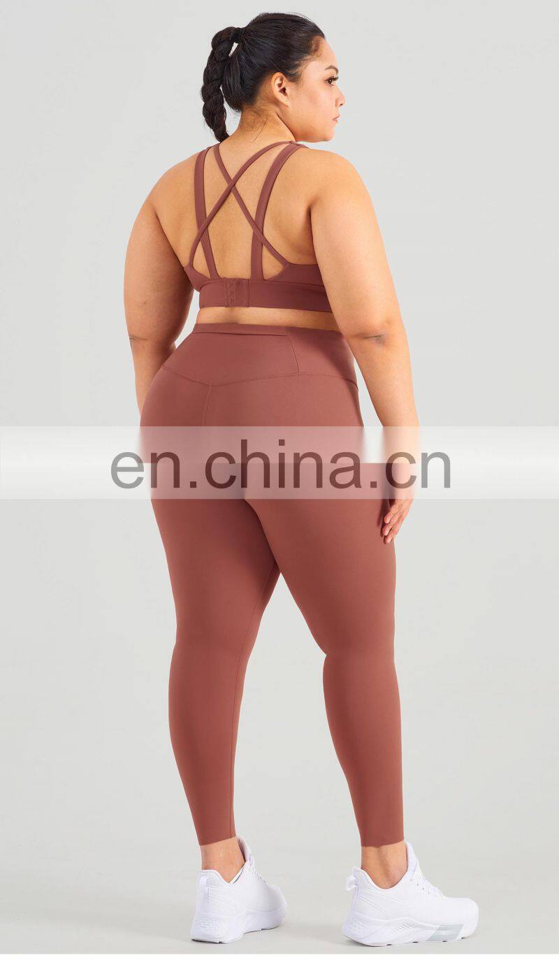 2022 Women Back Buckle Adjustable Sports Wholesale Bra Plus Size Sexy Gym Yoga Top