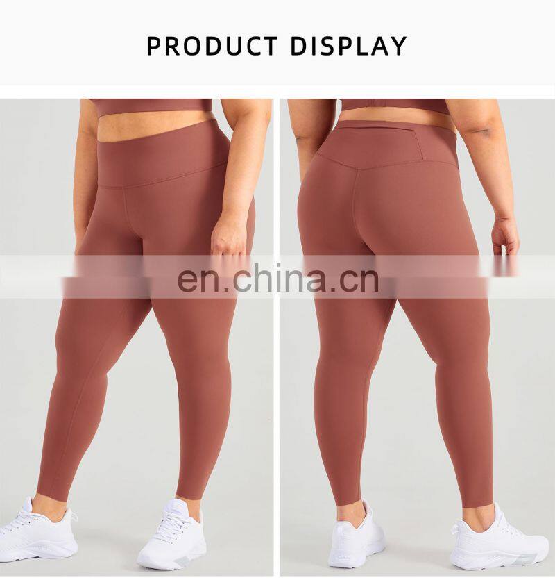 2022 Gym Leggings High Waist Yoga Pants With Pocket Plus Size Compression Women Tights