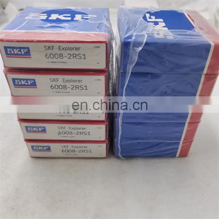 Fast delivery and High quality SKF original brand 6008-2RS1 Size:40*68*15mm Deep groove ball bearing 6008-2RS1