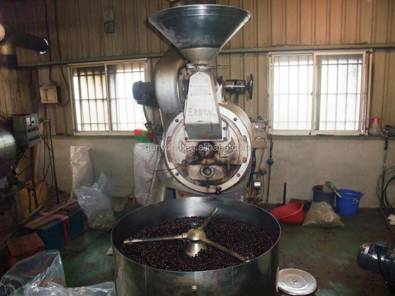 Industrial Automatic 60KG Per Batch Coffee Bean Roaster Key Food Sterilizer Machine