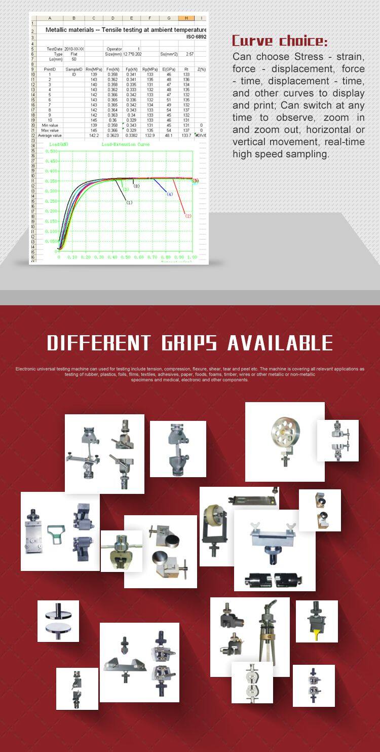 Micro Testing Machine Measuring Instrument Paper Tensile Strength Tester