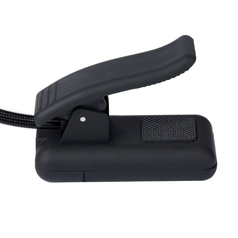 3 Brightness Double Arm Rechargeable AAA Battery charing gooseneck table lamp Easy Clip-on Reading Perfect for Bookworms & Kids