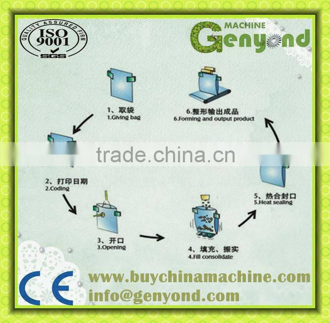 Pre-made Pouch Bag Given Filling and Sealing Machine for Food