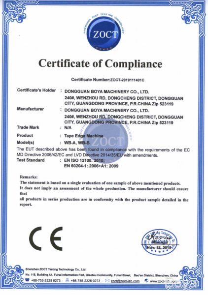 CE certification
