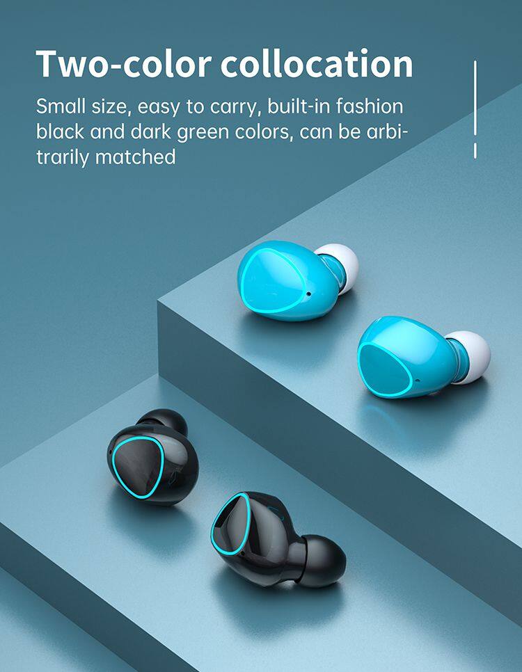 M22 TWS Bluetooth Earphones 2000mAh Charging Box Wireless 9D Stereo Sports Waterproof Earbuds Headset with Mic